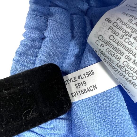 J, Crew Mercantile Shorts Easy Pull On Drawstring High-Rise Blue NEW‎ Women's M - Picture 6 of 9